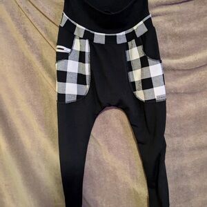 Black and White Checkered Joggers